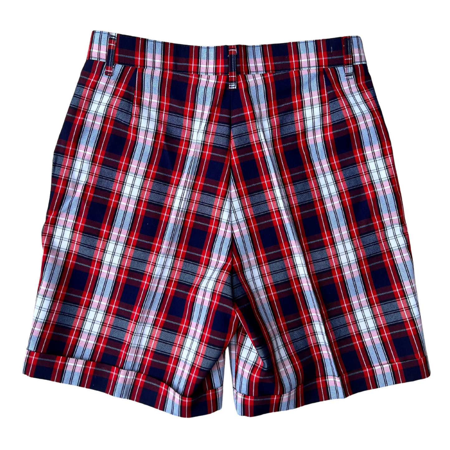 Royal Park Girl’s Pleated Plaid Walking Short - Plaid #72