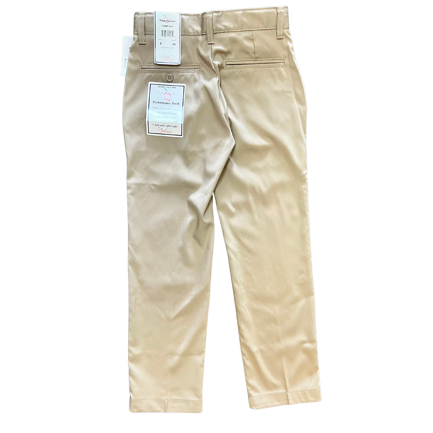Tom Sawyer Boy’s Khaki Dry Fit Pant