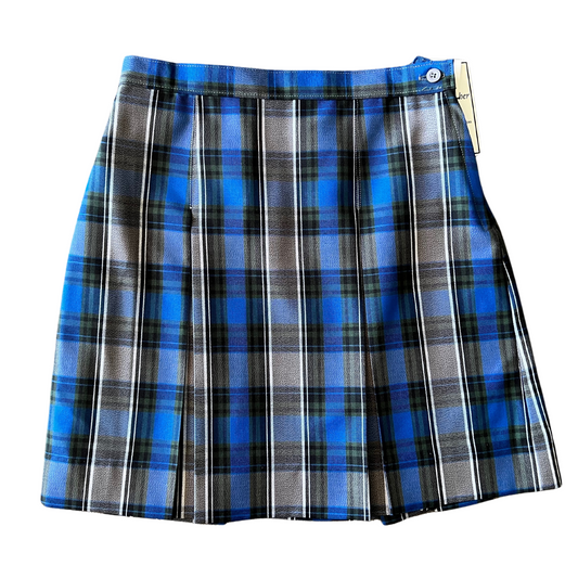 St. Edmund Middle/High (Plaid 32) Girl's Pleated Plaid Box Pleat Skirt