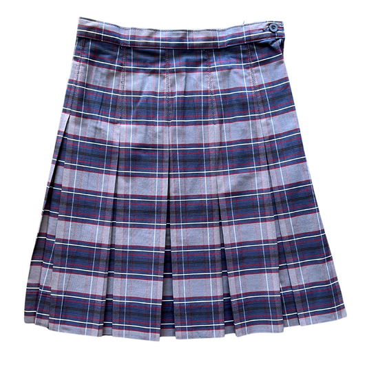 Notre Dame High School (Plaid 53) Pleated Plaid Skirt with Adjustable Waist - Becky Thatcher Brand