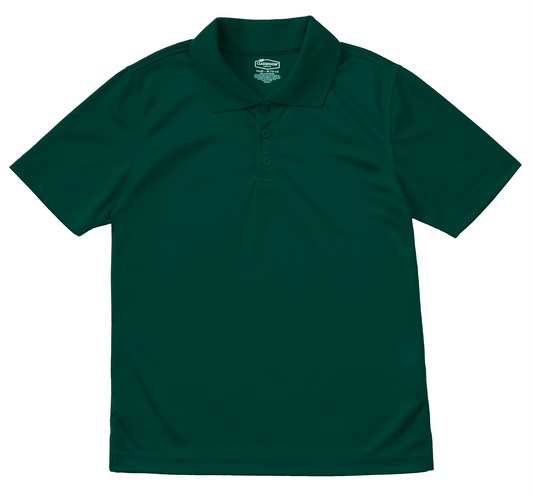 Classroom Brand Unisex Short Sleeve Dry-Fit Polo - Hunter Green