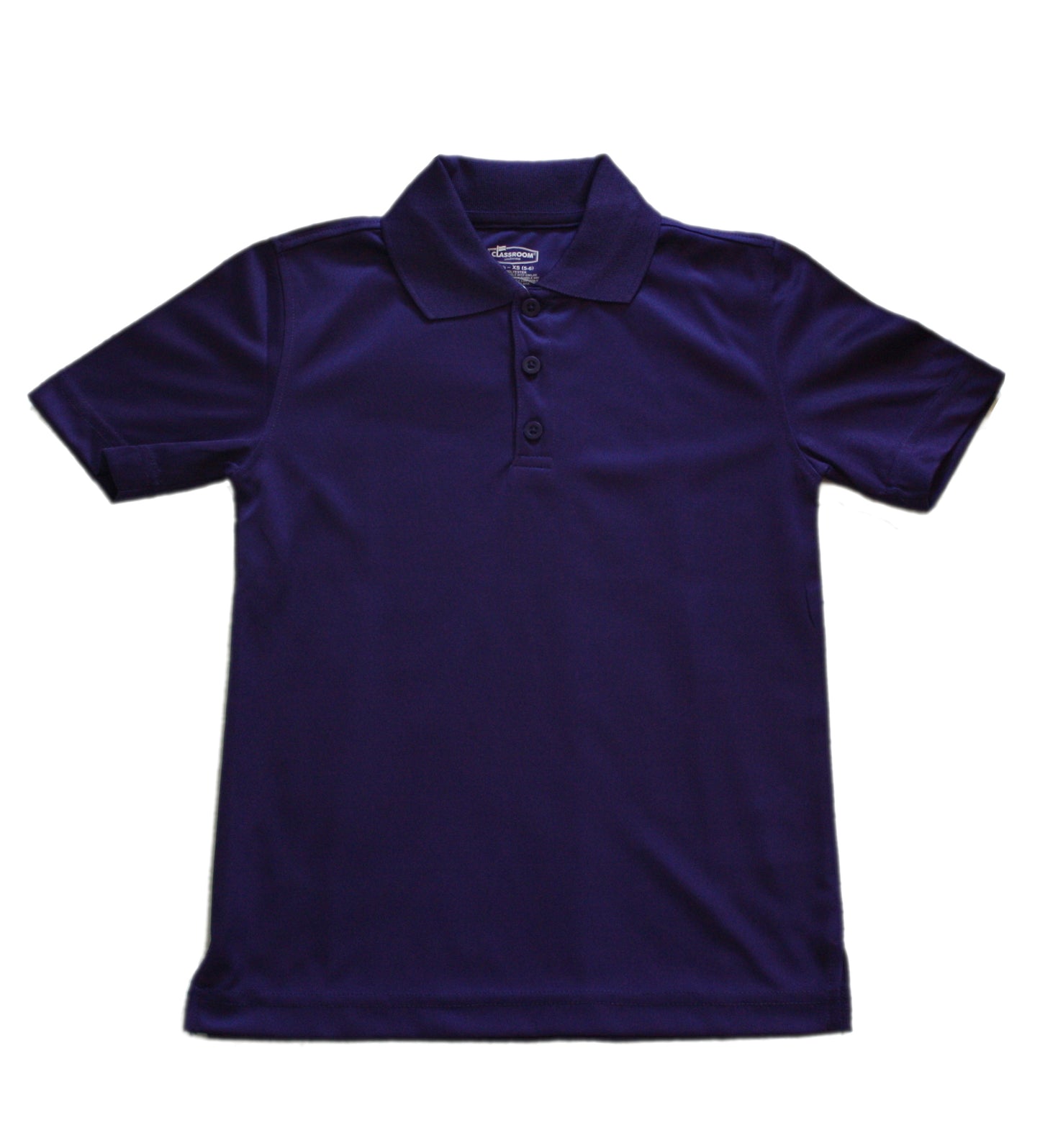 Classroom Brand Unisex Short Sleeve Dry Fit Polo Shirt - Navy