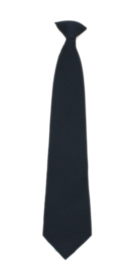 Navy Clip on Tie
