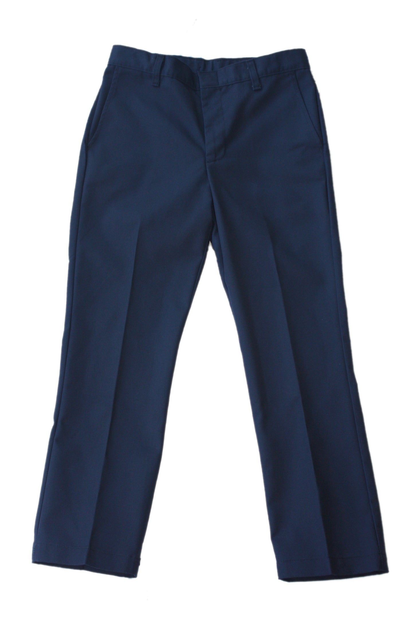 K12 Gear Boy's Husky Flat Front Pant - Navy