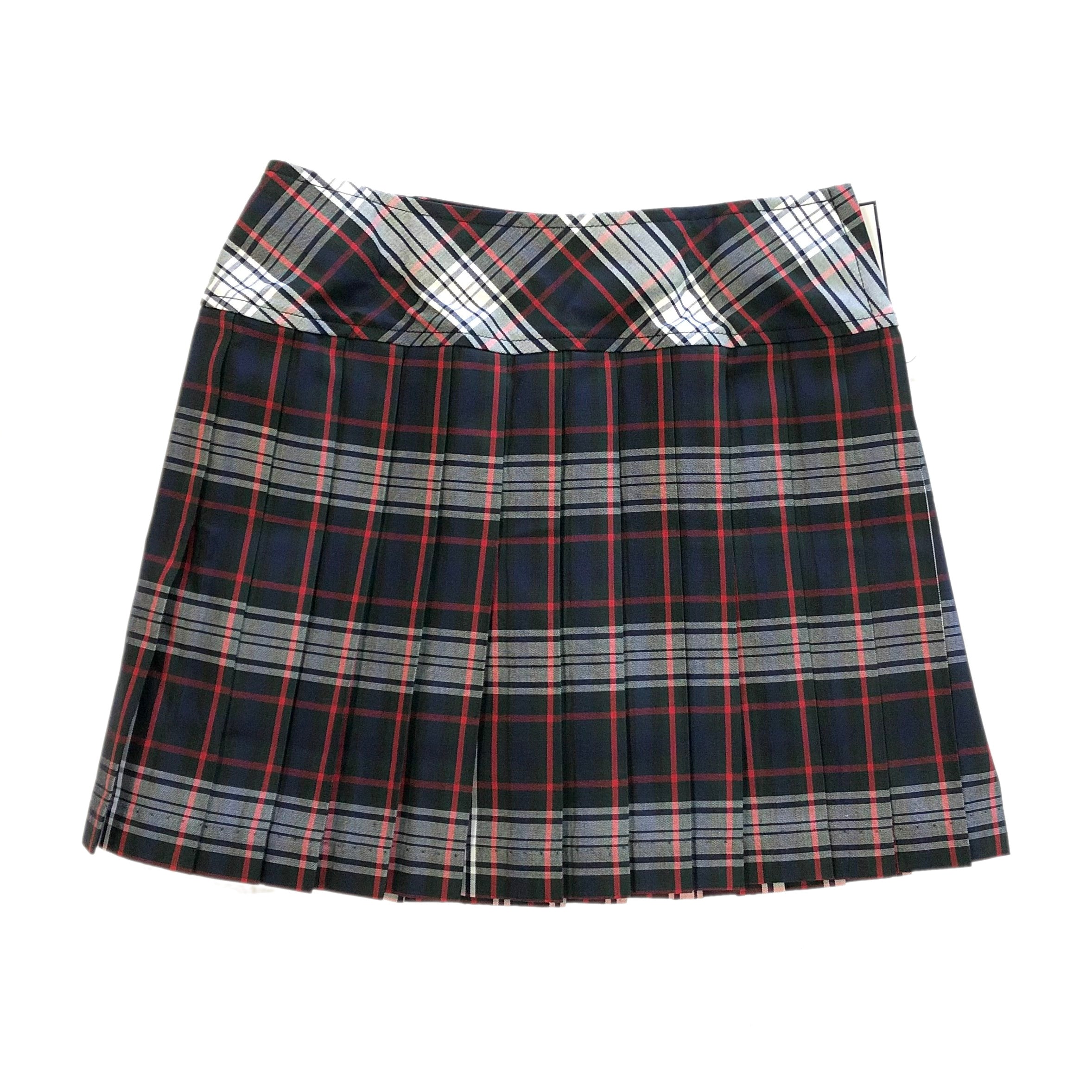 Navy Blue Skirt Size 26 Acadia Parish Public School (Plaid 49