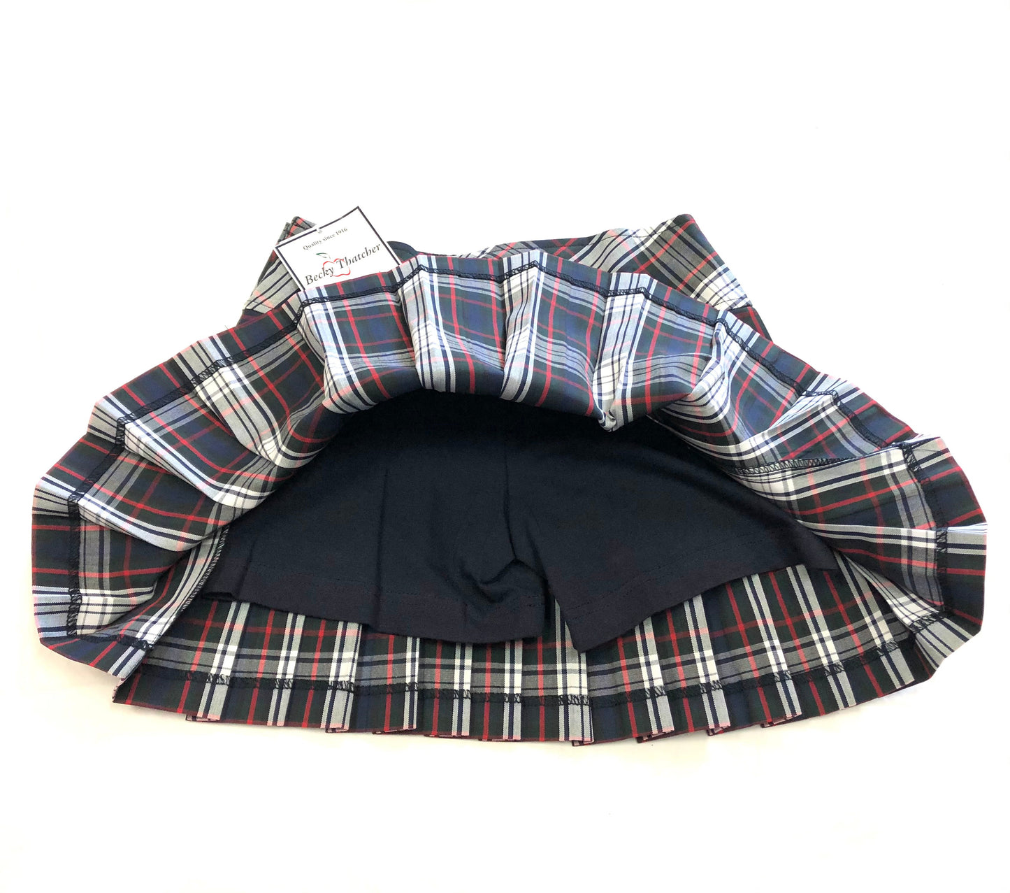 Acadia Parish Public School (Plaid 49) Girl's Plaid Drop Waist Skort