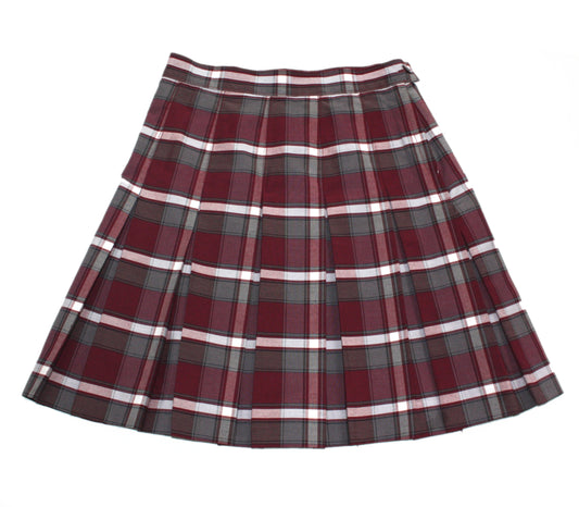 School Apparel Pleated Skirt - Plaid 54 (Maltrait Memorial)