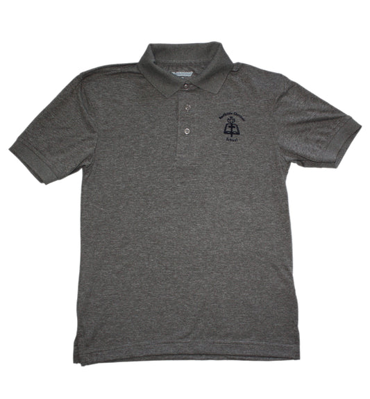 Northside Christian Boys’ Grey Short Sleeve Dry Fit Polo