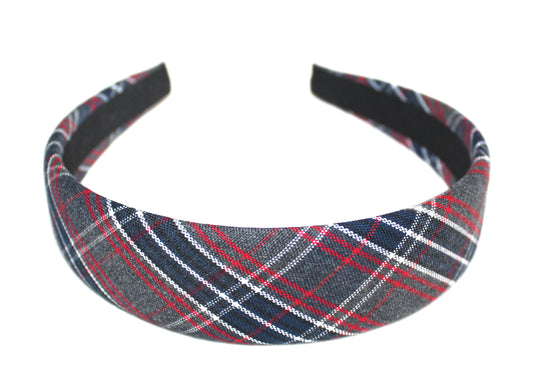 Padded Plaid Headband - Plaid 46 (Our Mother of Peace)