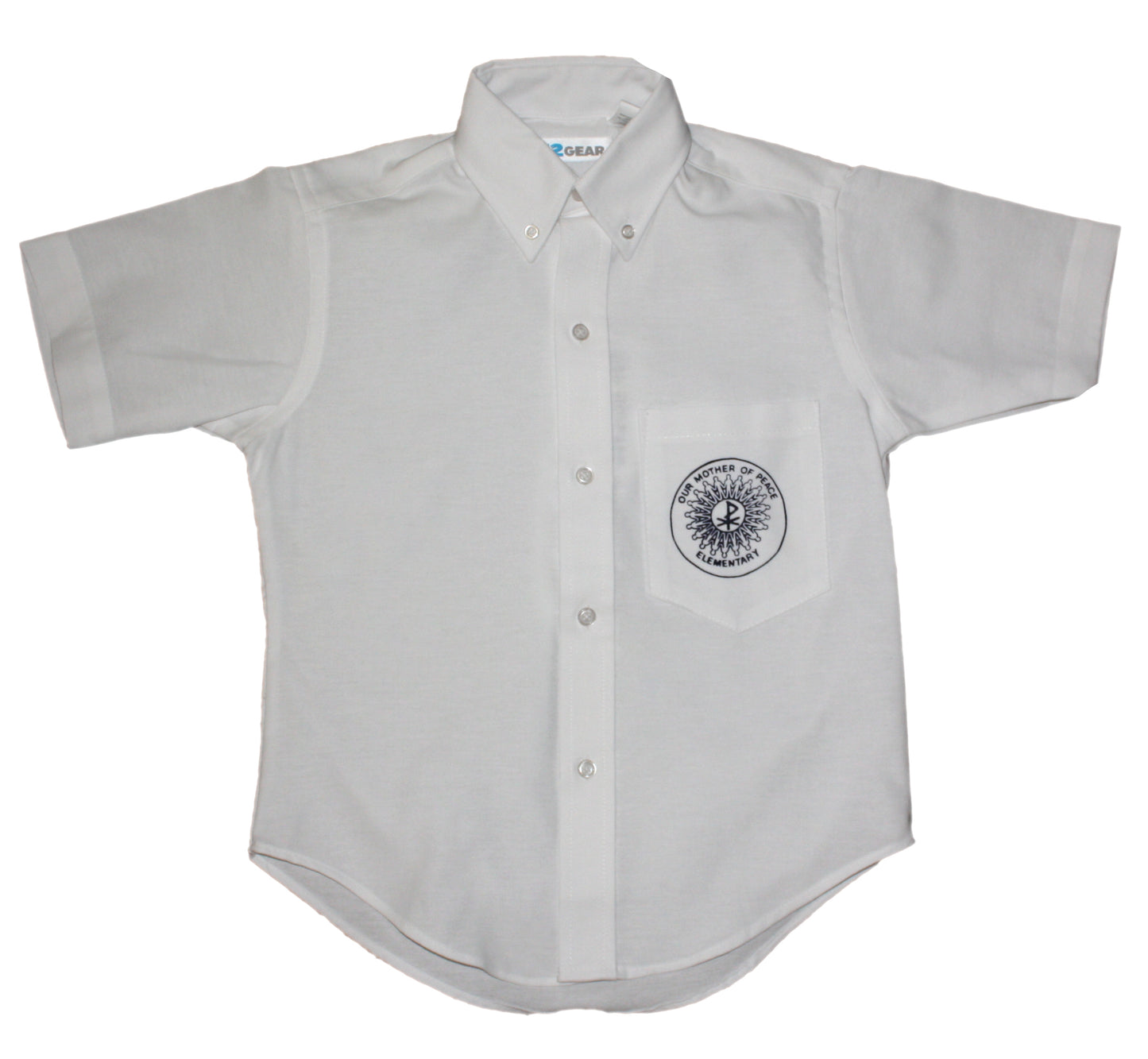 Our Mother of Peace Unisex Short Sleeve Oxford