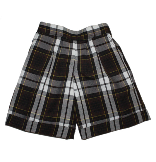Rayne Catholic/ECA (Plaid 84) Girl's Pleated Pull-On Plaid Short
