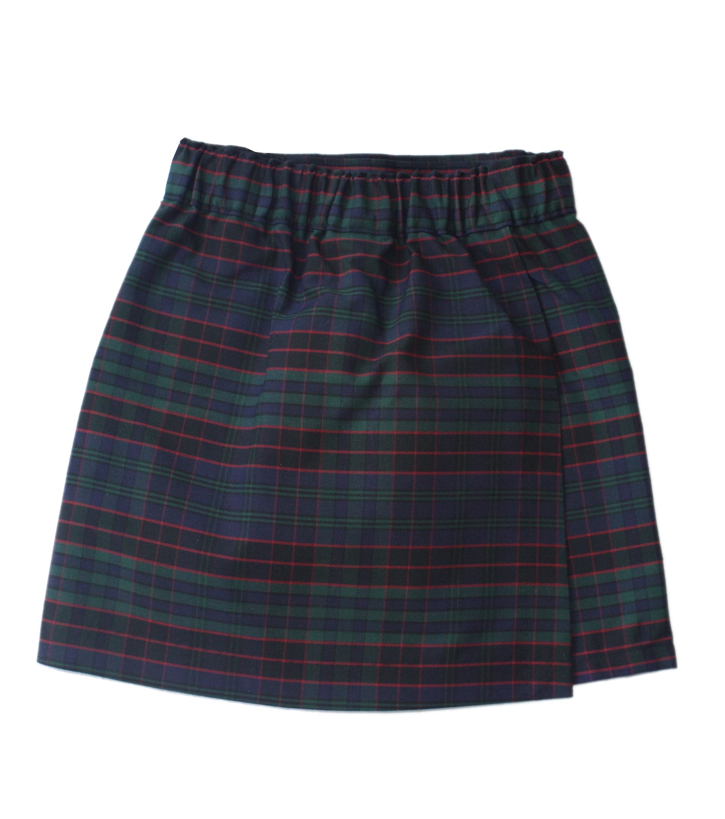 Becky Thatcher Girls’ Flap Front Skort with Elastic Back - Plaid 19 (St. Michael)