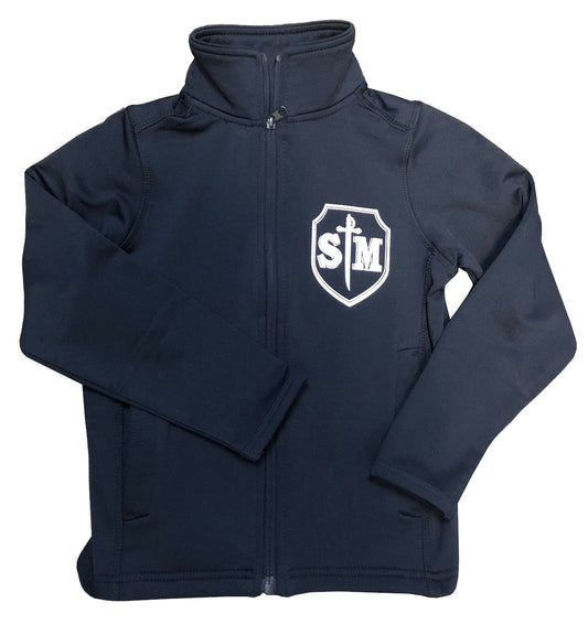 Elderado Unisex Lightweight Performance Jacket - Navy with St. Michael Crest