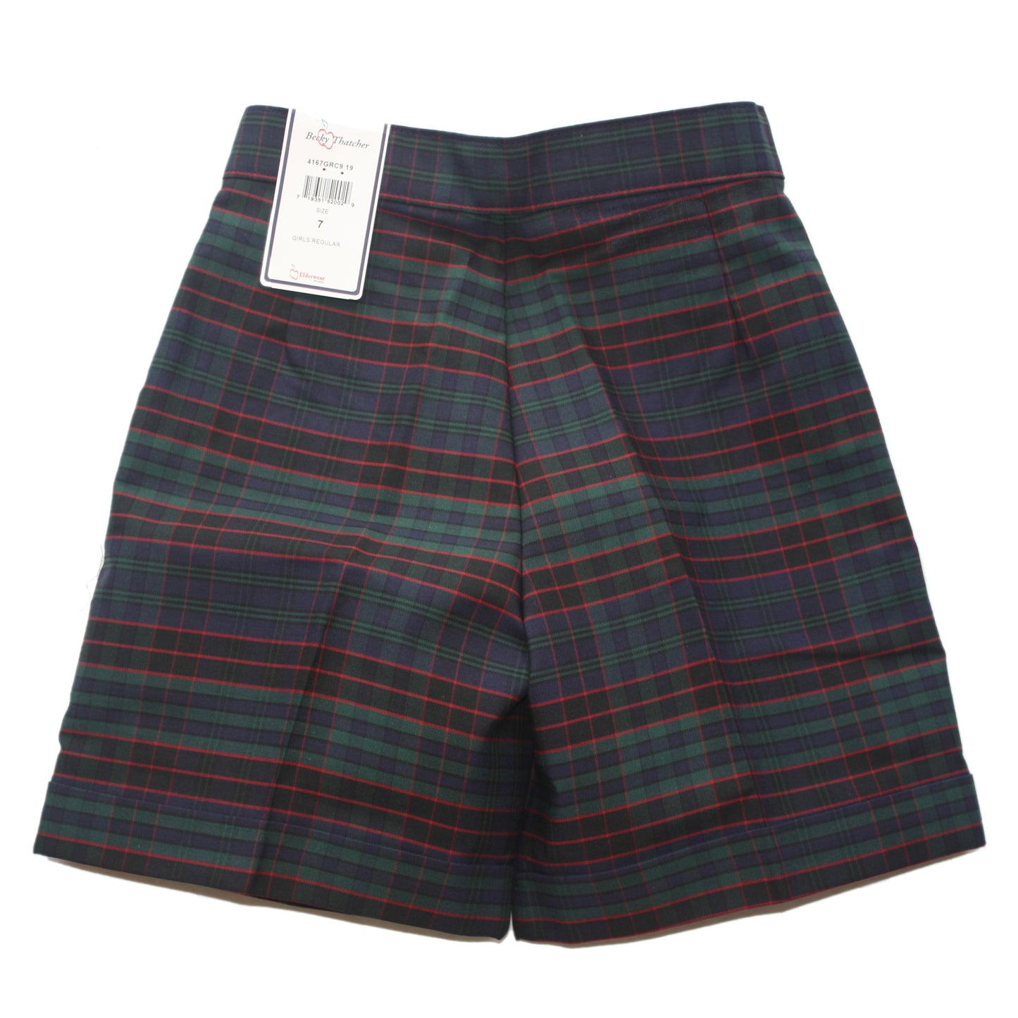 Becky Thatcher Girl’s Pleated Plaid Short - Plaid 19 (St. Michael)