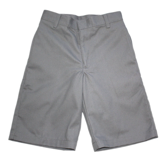 Tom Sawyer Boys Regular Flat Front Short - Grey