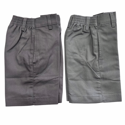 Clearance - Tom Sawyer Boy's Grey Flat Front Short - SLIM SIZES ONLY