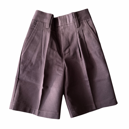 CLEARANCE School Apparel Boy's Brown Pleated Short