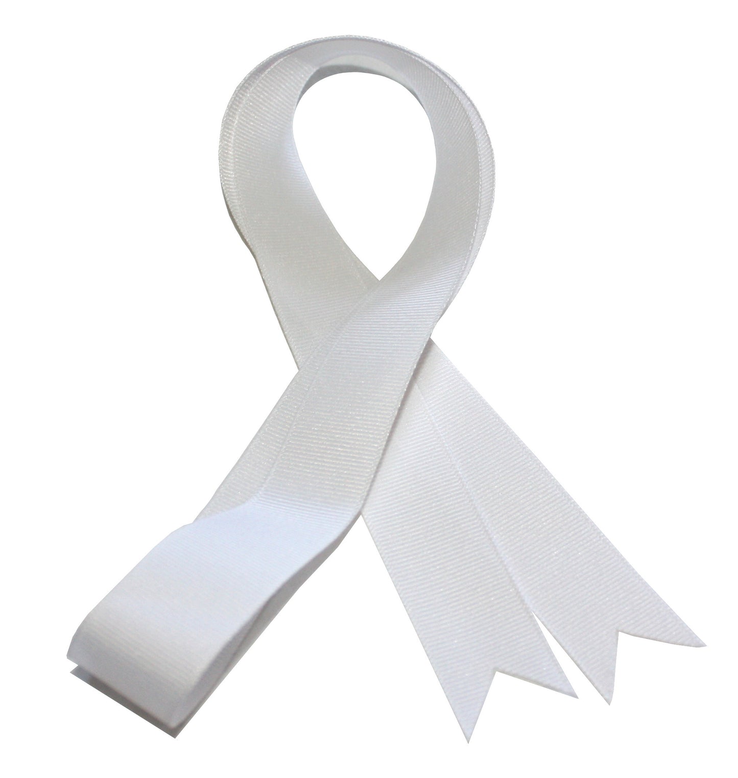 Grosgrain Hair Ribbon - White