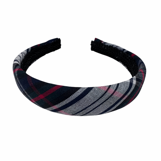 Padded Plaid Headband - Plaid 49 (Acadia Parish)