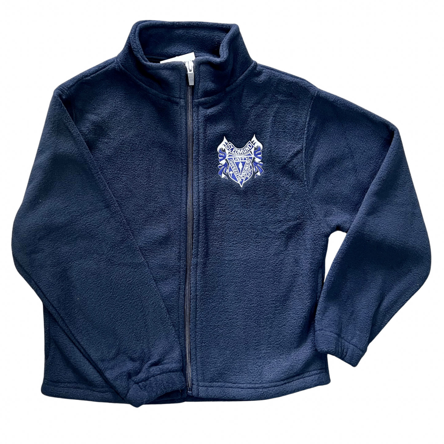 St. Edmund Navy Full-Zip Polar Fleece Jacket