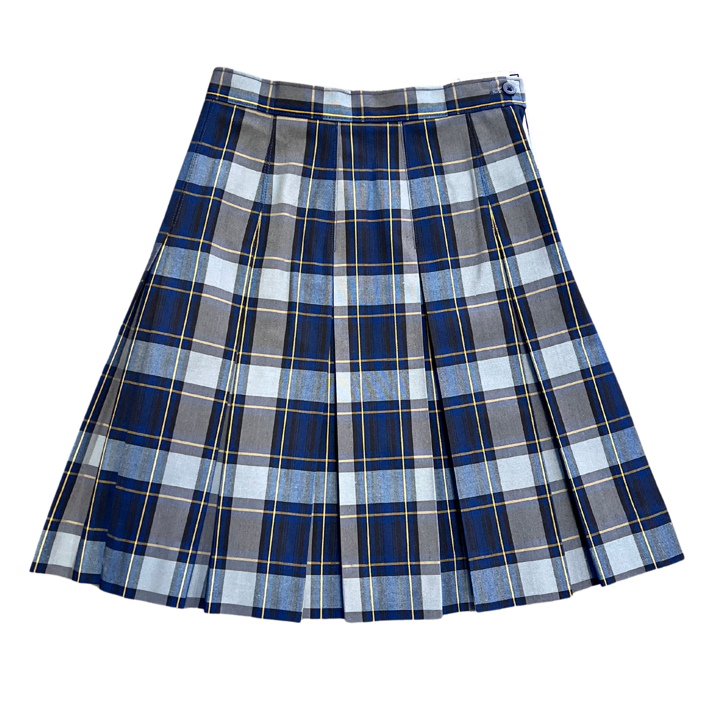 Becky Thatcher Pleated Plaid Skirt with Adjustable Waist - Plaid 57 (Northside Christian)