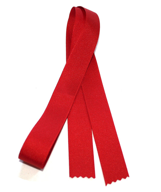 Grosgrain Hair Ribbon - Red