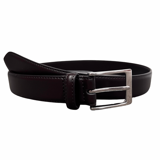 Elderado 1 1/4" Flat Single Sided Belt - Brown Leather