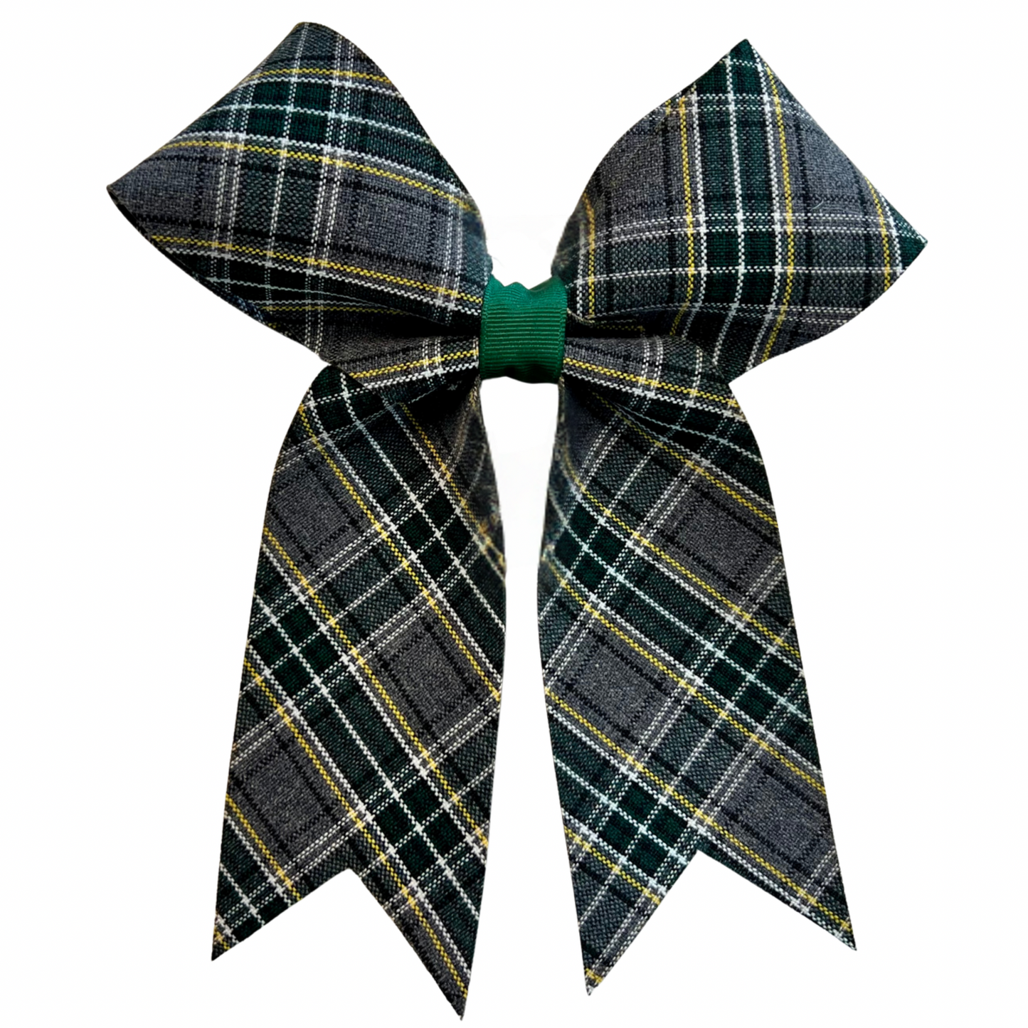 Plaid Bow with Tails - Plaid 44 (Jeff Davis Parish Public Schools)