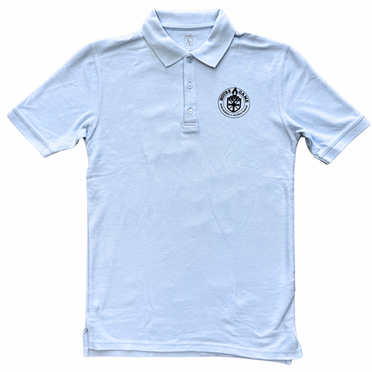 Notre Dame High School Boy’s Short Sleeve Pique (Waffle) Knit Polo