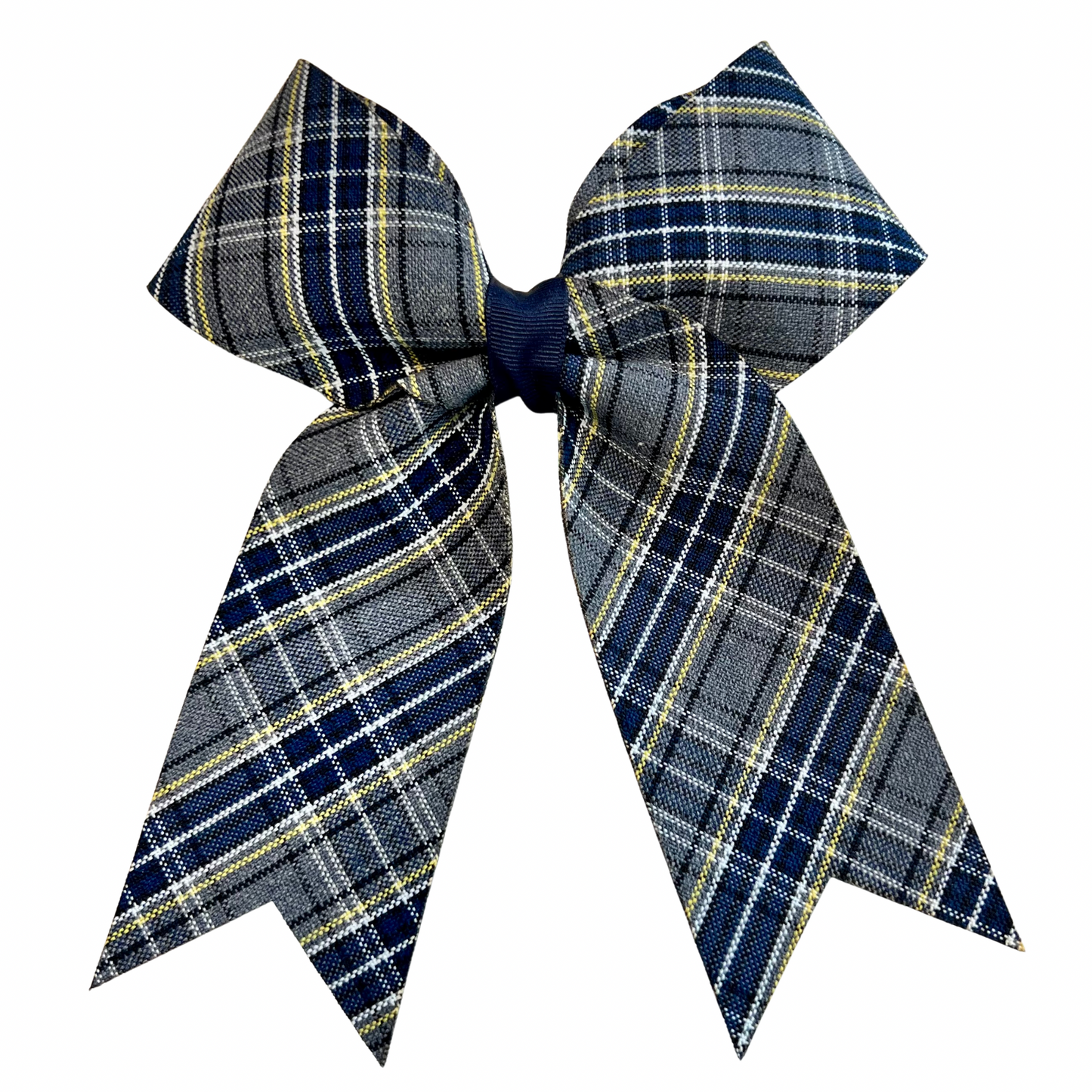 Plaid Bow with Tails - Plaid 42 (St. Edmund Elementary)