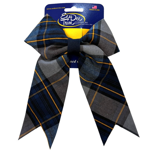 Plaid Bow with Tails - Plaid 57 (Northside Christian, OLI, Sacred Heart Ville Platte)