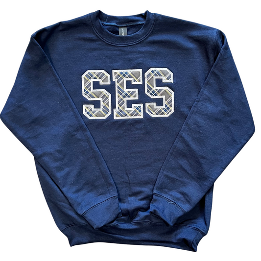 Appliqué Sweatshirt - St. Edmund Elementary "SES"