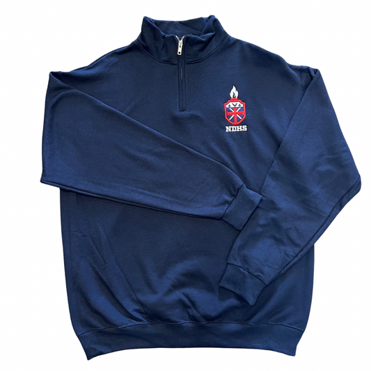 Notre Dame High School Embroidered Quarter-Zip Sweatshirt