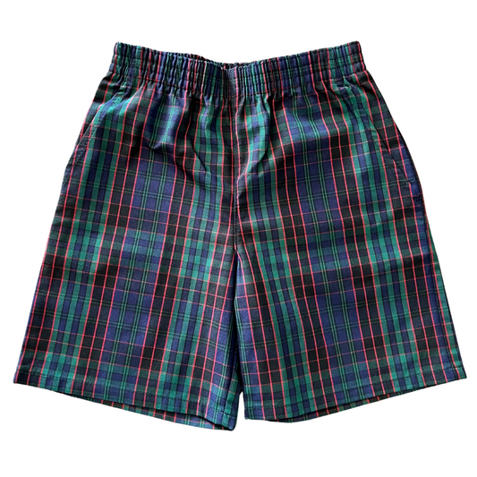 St. Michael Girl’s Pull-on Plaid Short - Plaid 19