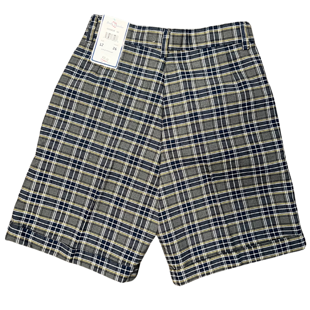 Becky Thatcher Girl's Pleated Short - Plaid 42 (St. Edmund Elementary)