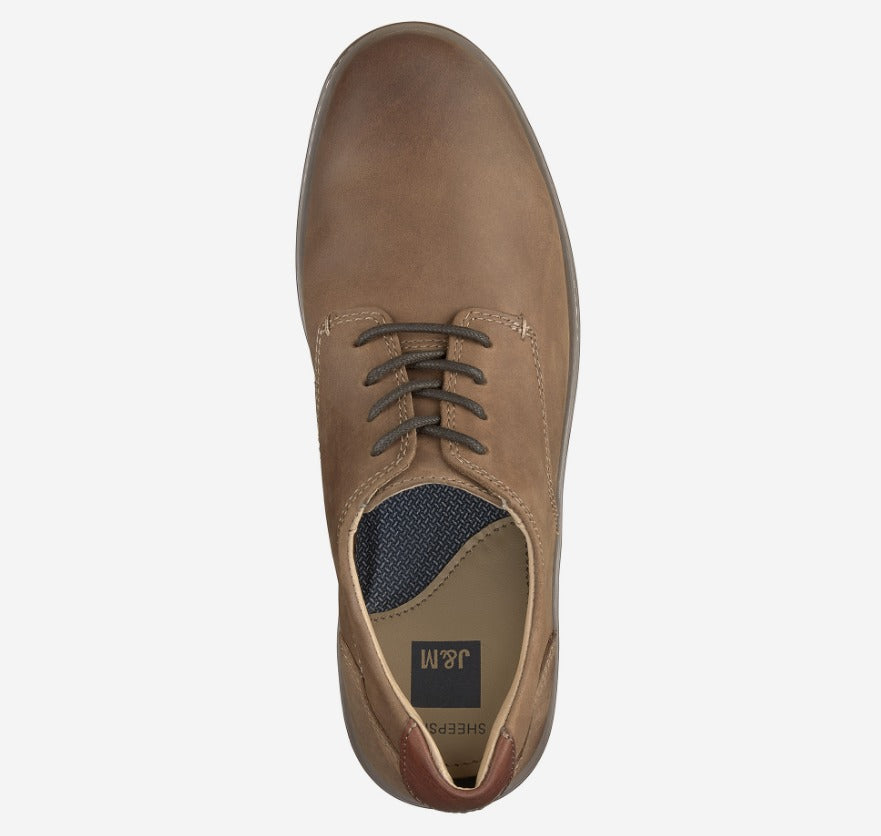 Johnston and Murphy McGuffey Plain Toe in Tan Oiled Full Grain - (Notre Dame Approved)