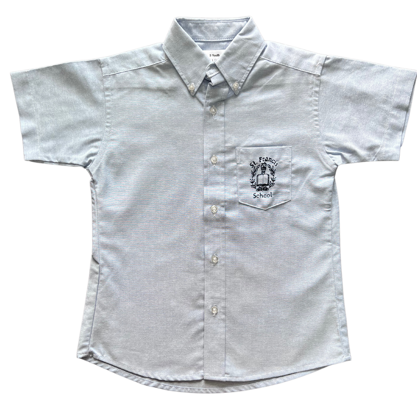 St. Francis Boy's Short Sleeve Button-Down Oxford