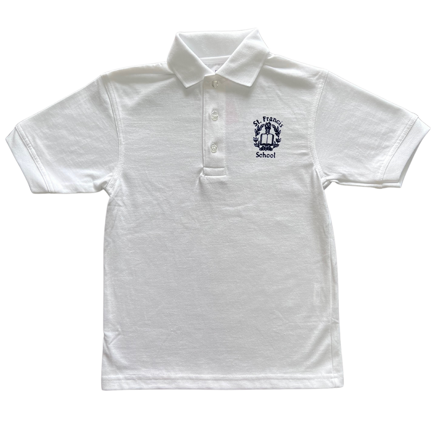 St. Francis Girl's Short Sleeve Smooth Knit Polo - School Apparel Brand