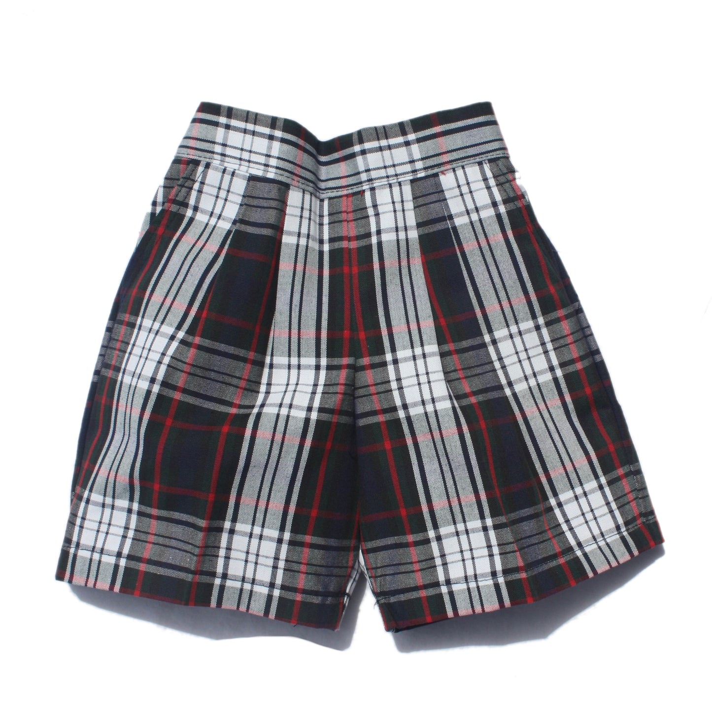 Acadia Parish Public School (Plaid 49) Girl's Plaid Pleated Pull-on Short