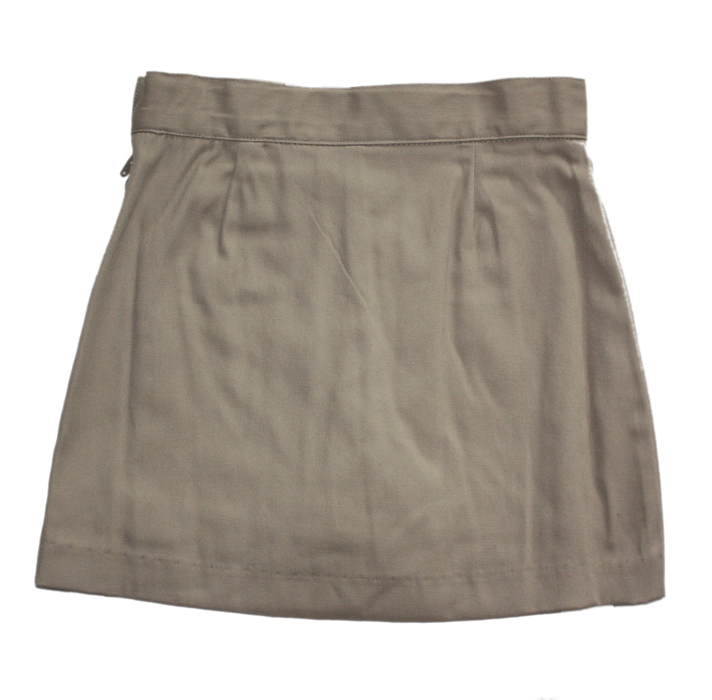 Classroom Pleated Scooter Skirt with Adjustable Waist - Khaki – A+ ...
