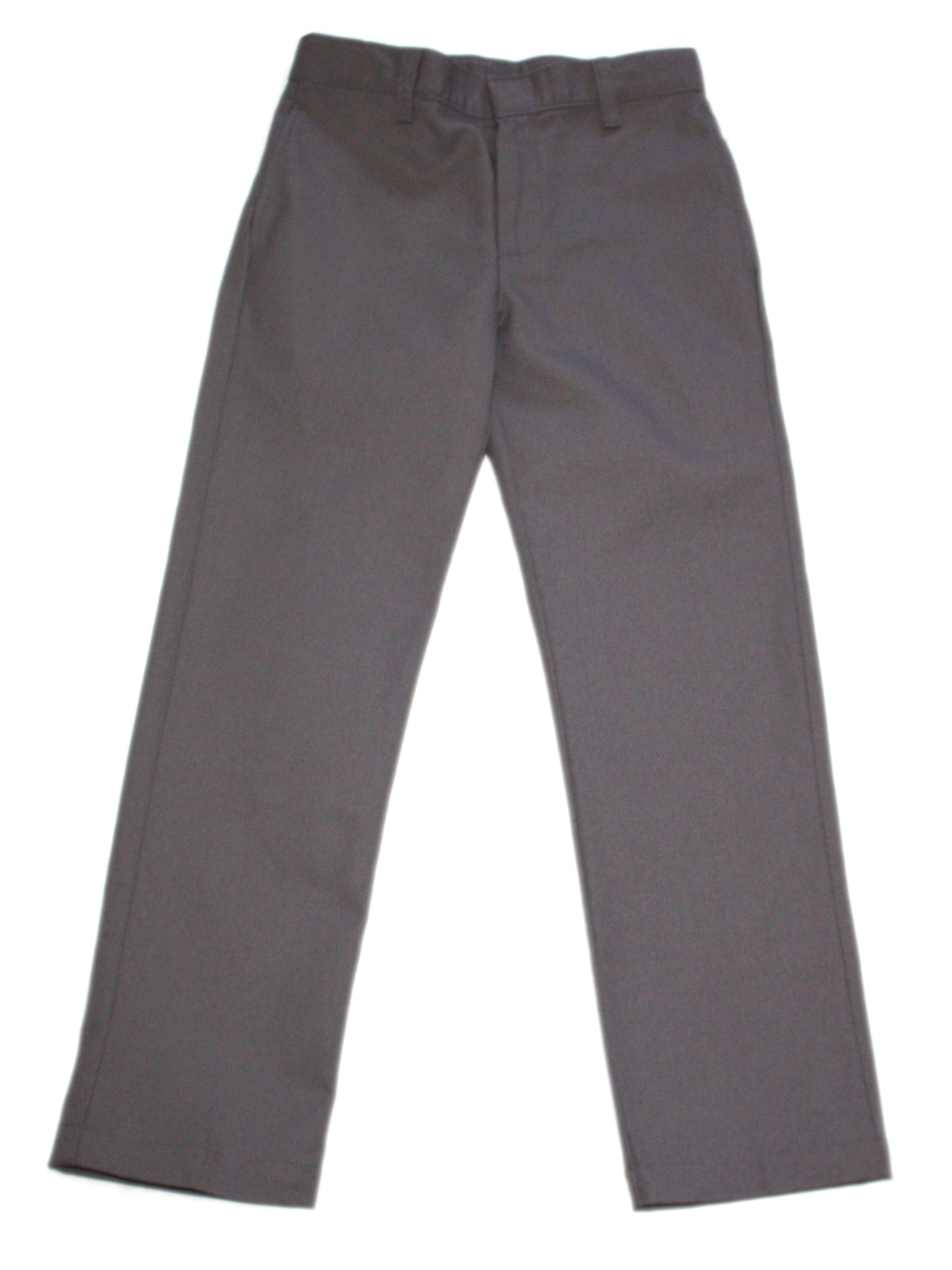 K12 Gear Boy's Regular Flat Front Pant - Gray