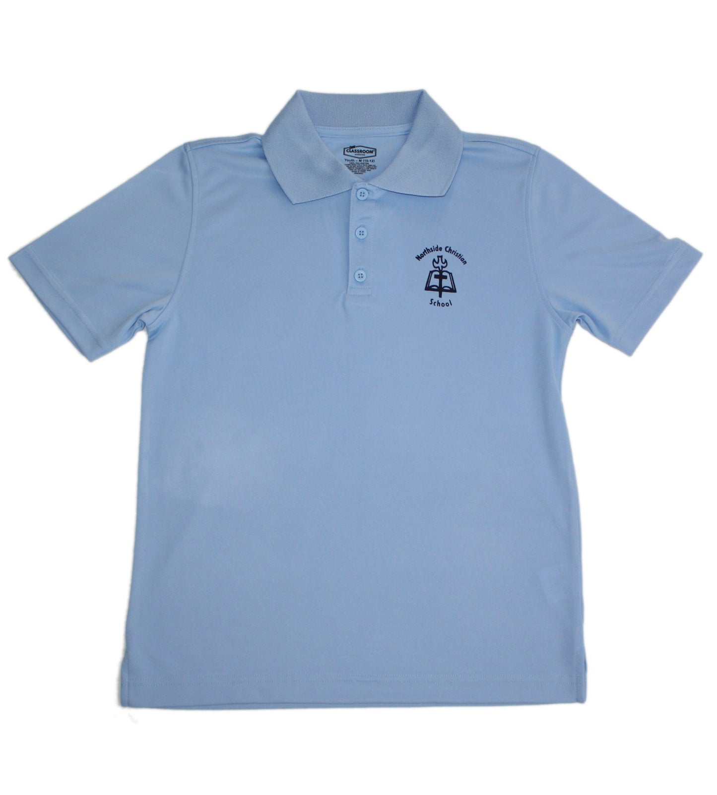 Northside Christian Boy’s Blue Short Sleeve Dry Fit Polo