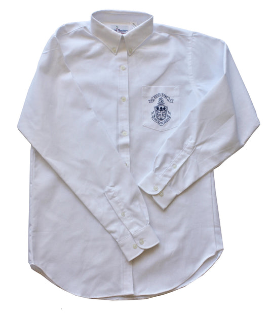 Notre Dame High School Girl’s Long Sleeve Button-Down Oxford