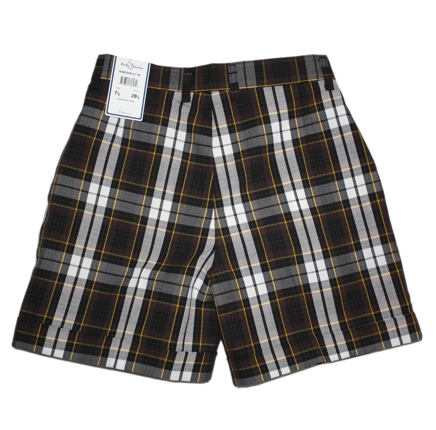 Rayne Catholic/ECA (Plaid 84) Girl's Pleated Plaid Short