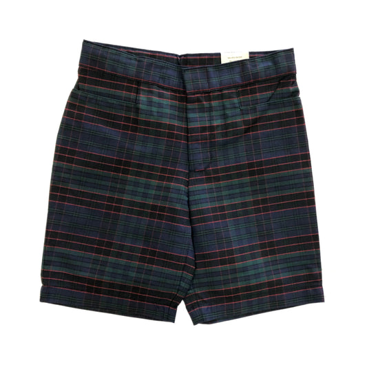 K12 Gear Girl’s Plaid Bermuda Short - Plaid 19 (St. Michael)