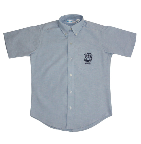 St. Francis Boy's Short Sleeve Button-Down Oxford