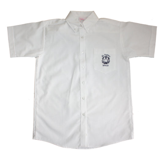 St. Francis Girl's Short Sleeve Button-Down Oxford