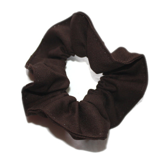 Solid Scrunchie - Brown