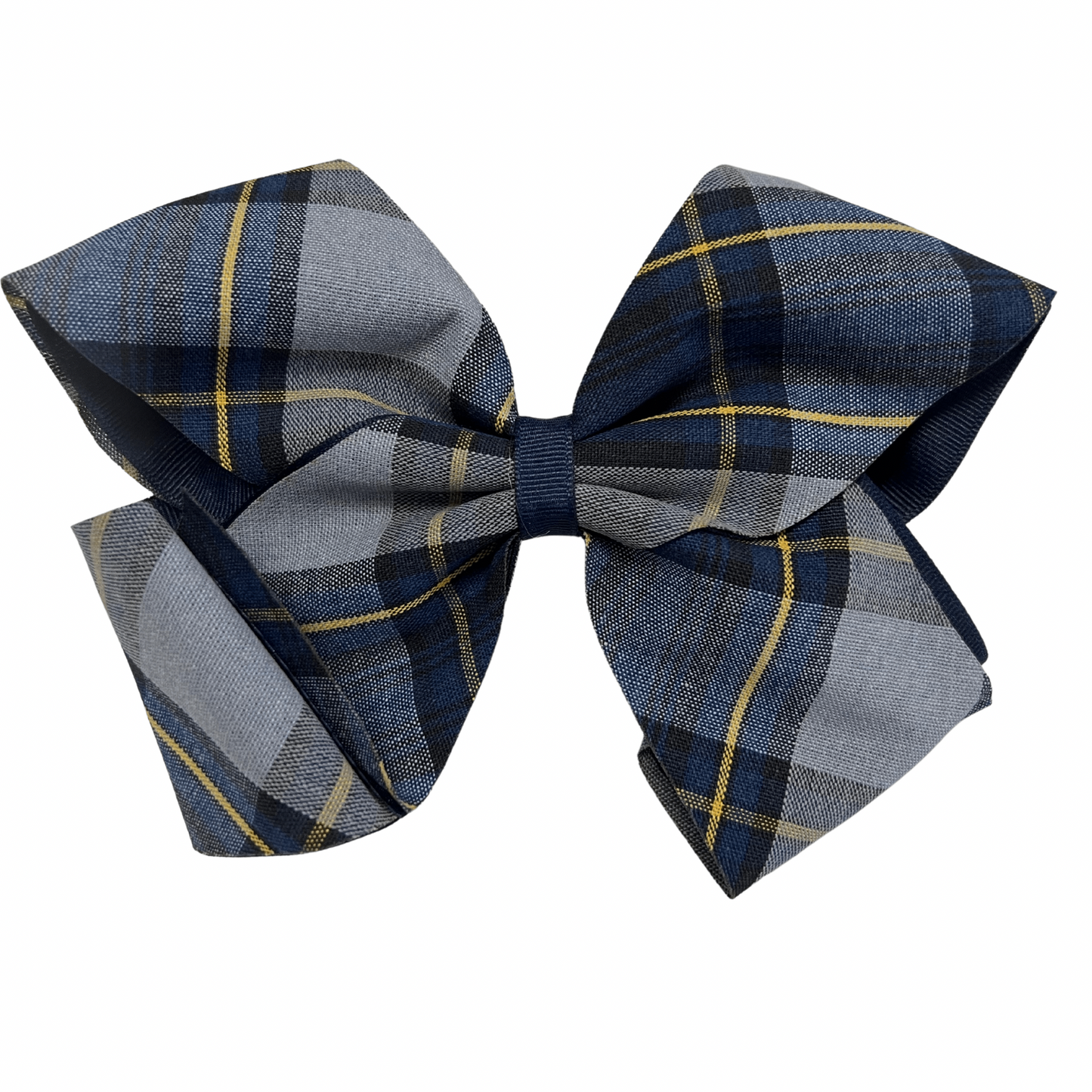 Large 7” Fabric 4-Loop Bow - Plaid 57 (Northside Christian)