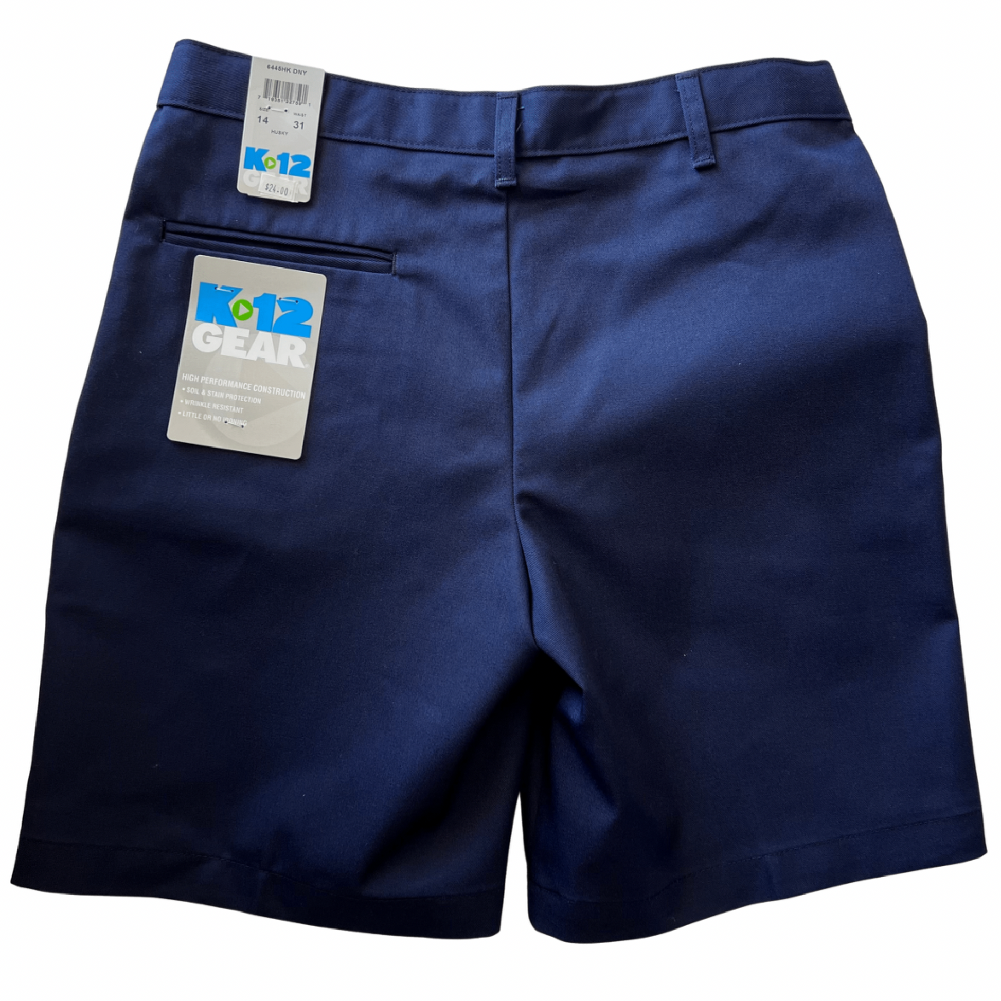 HUSKY Boys Plain Front Pants – NAVY – PreEminent Charter School